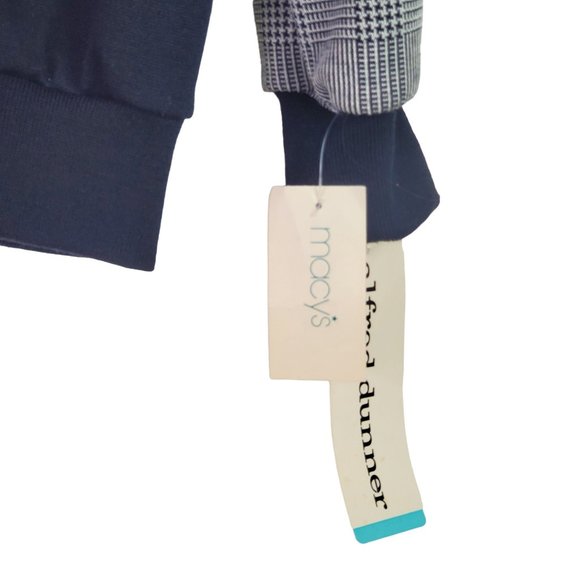 Vintage 90’s Alfred Dunner Houndstooth Color Blocking Top, Sz L, NWT - Picture 7 of 8